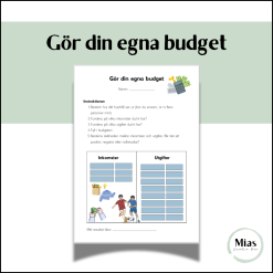 Gör din egna budget
