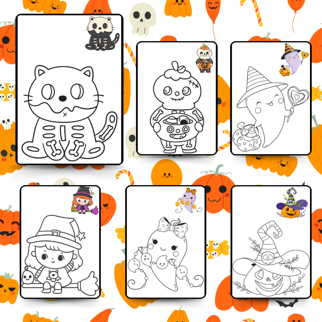 Målarbilder Halloween