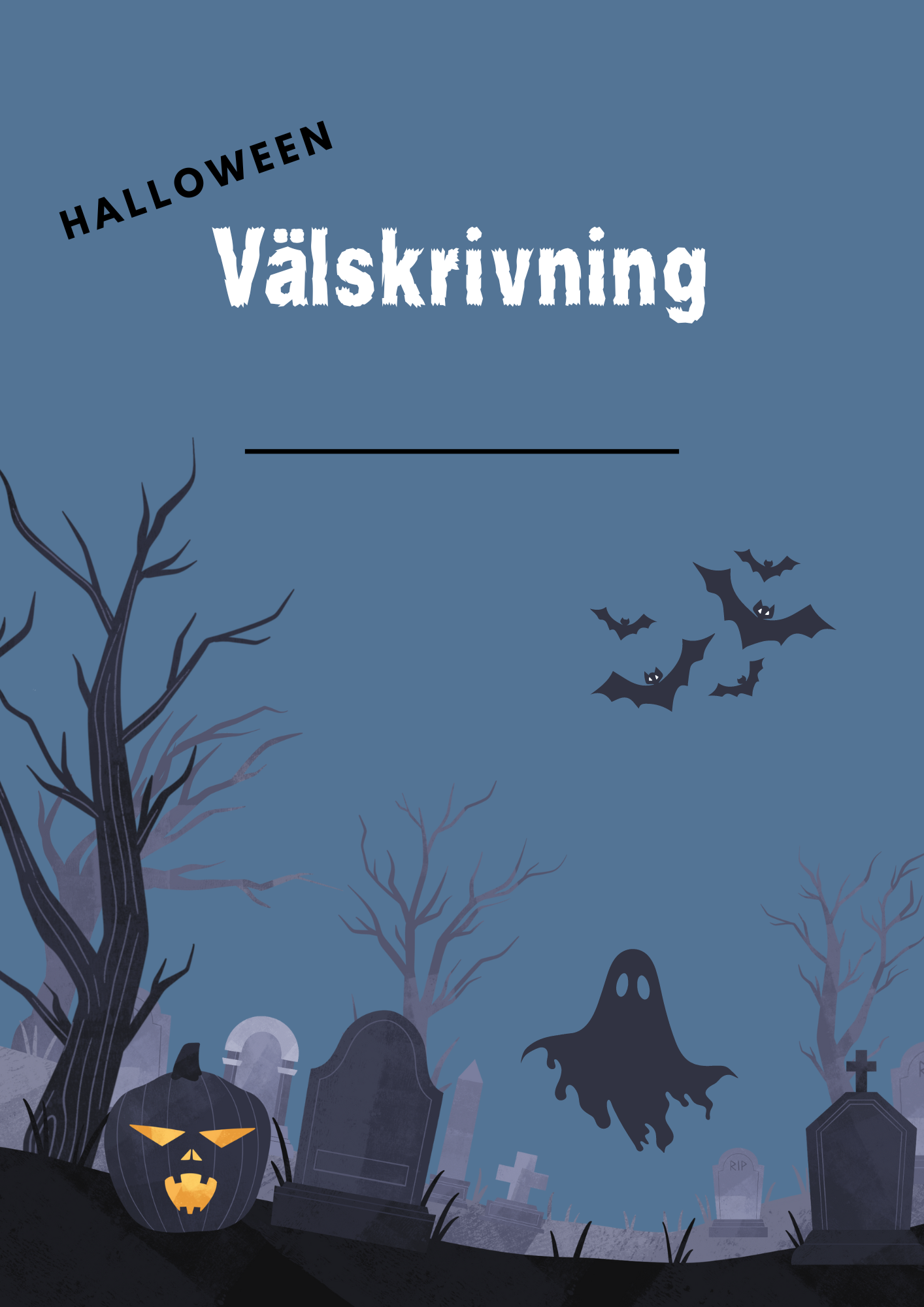Välskrivning halloween