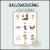Halloweensång med bildstöd