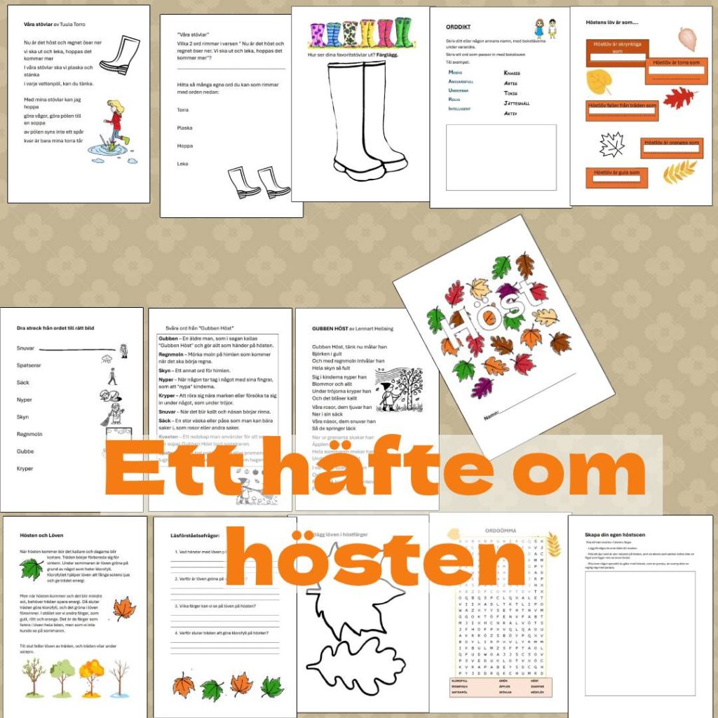 Ett häfte om hösten