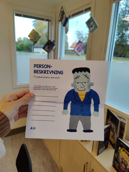 Personbeskrivning - vikbara och vanliga arbetsblad