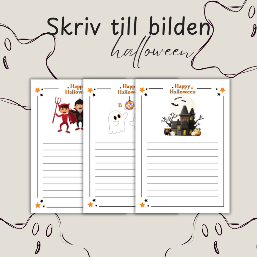 Skriv till bilden halloween