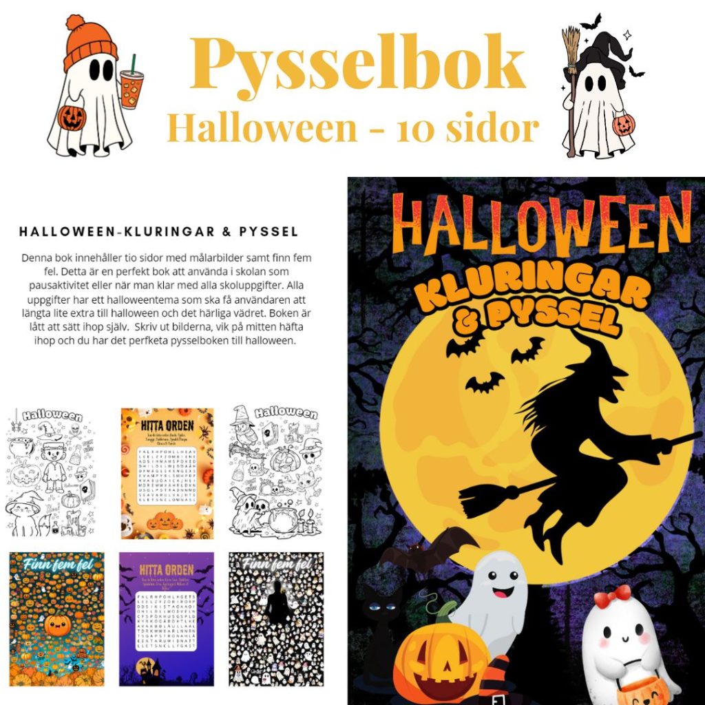 Halloween pysselbok