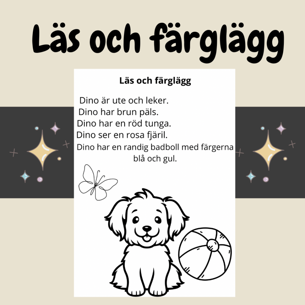 Läs och färglägg