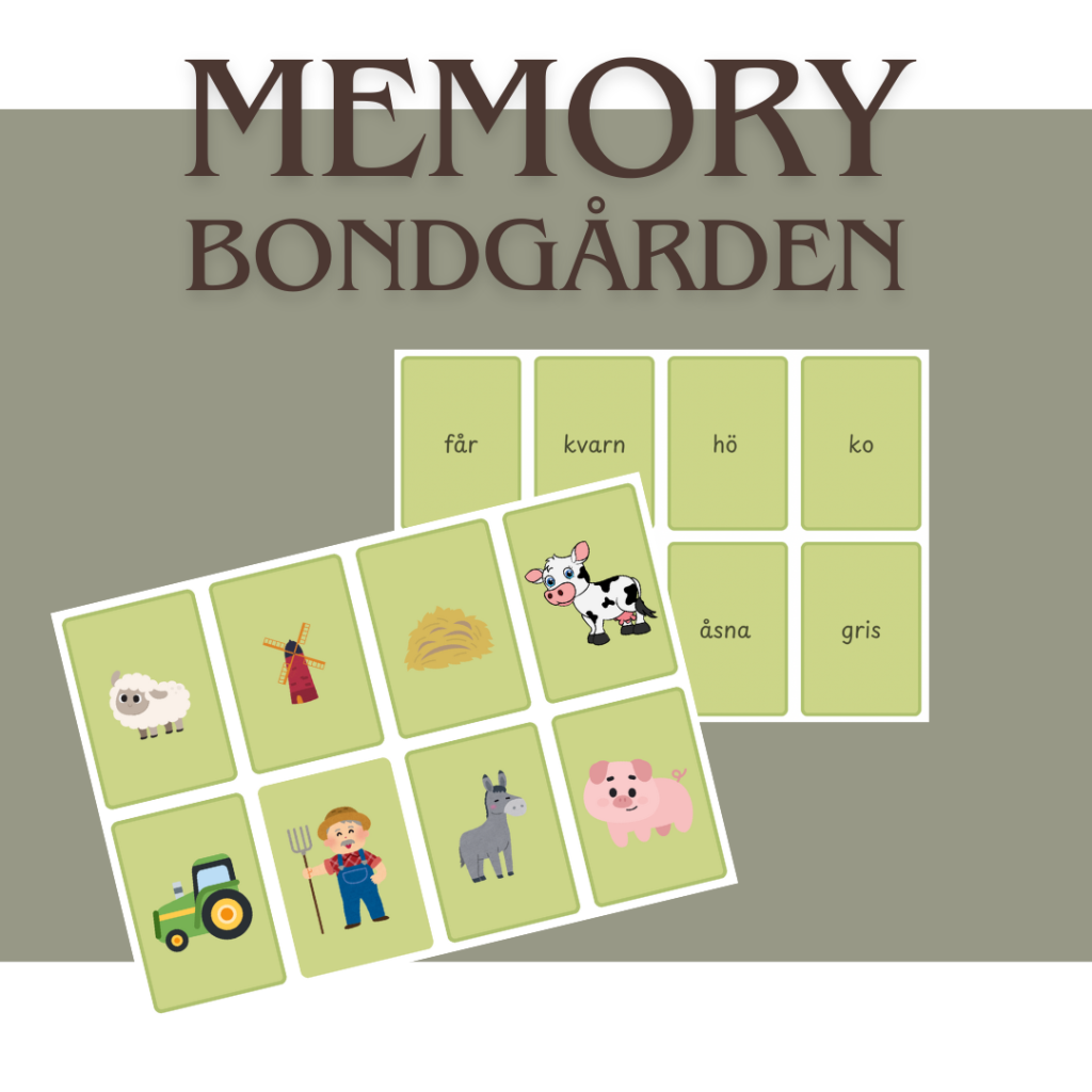 Memory – bondgården – ord & bild