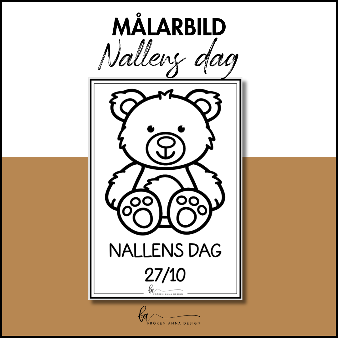 Målarbild: Nallens Dag 27/10