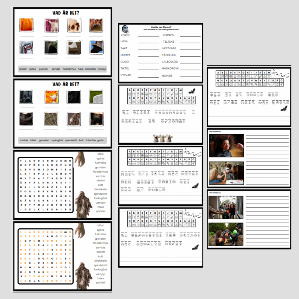 Halloween, arbetshäfte