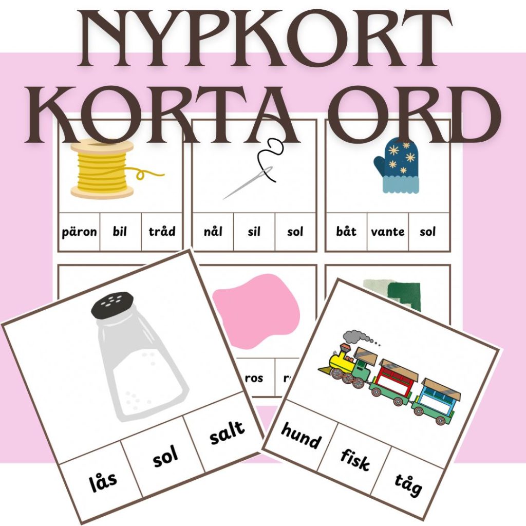 Nypkort – korta ord NR2