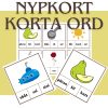 Nypkort - korta ord NR1