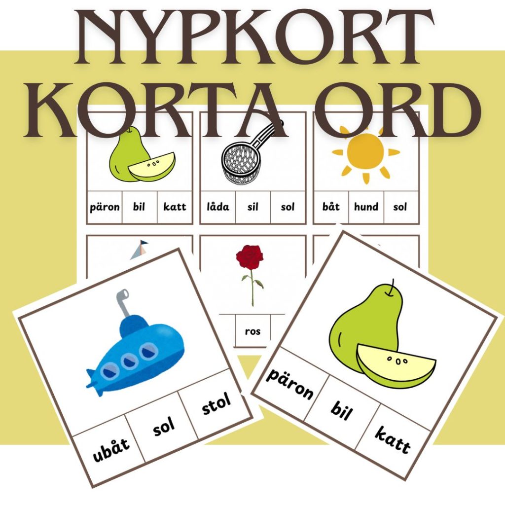 Nypkort – korta ord NR1