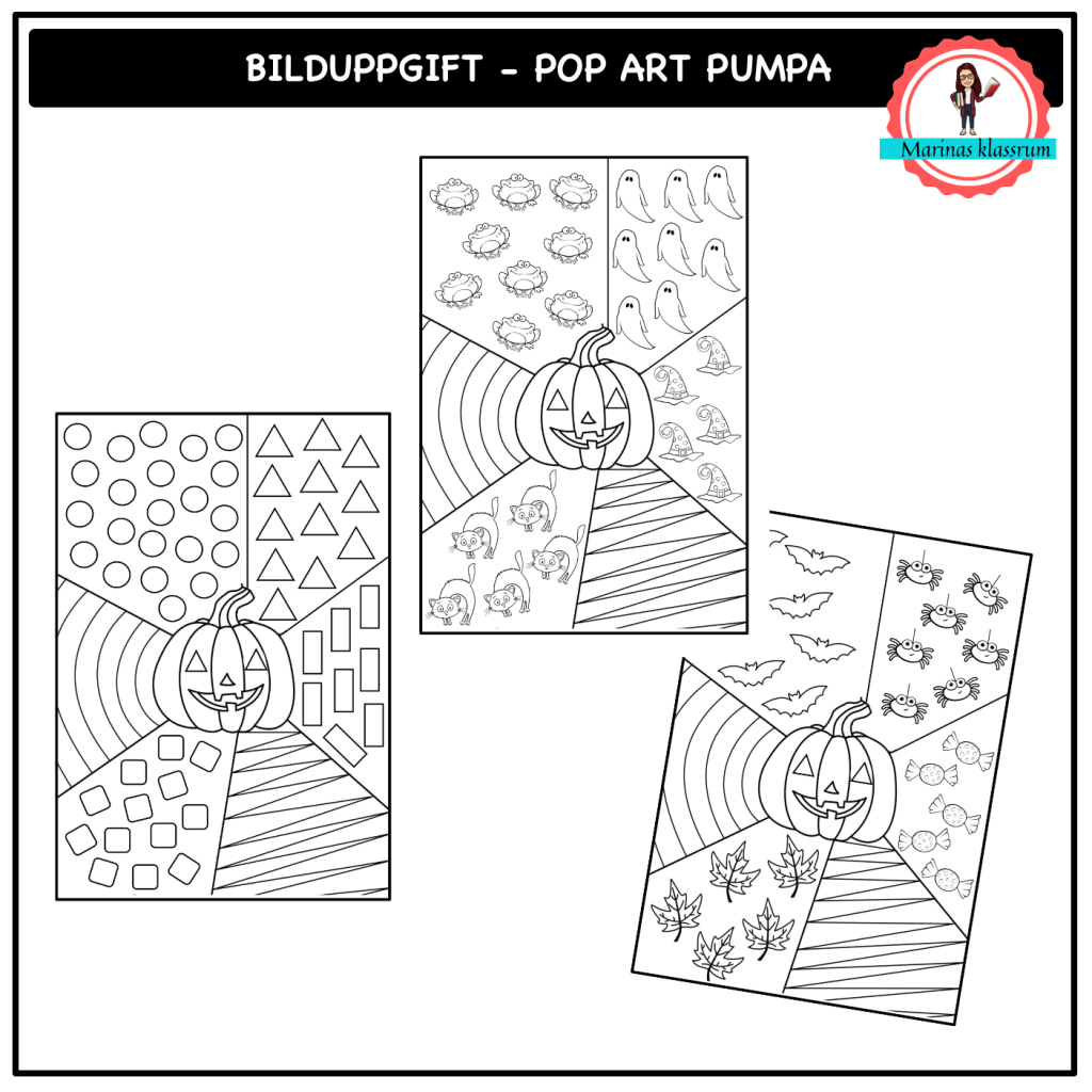 Bilduppgift Pop Art – Pumpa
