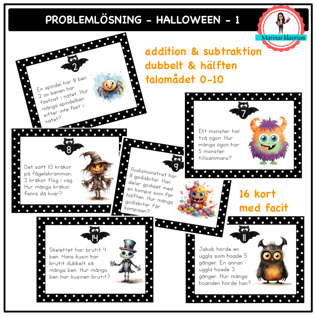 Problemlösning Halloween åk 1
