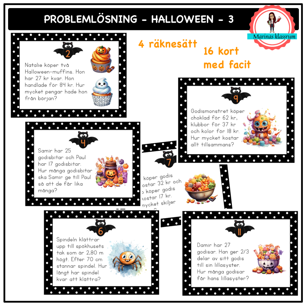 Problemlösning Halloween åk 3