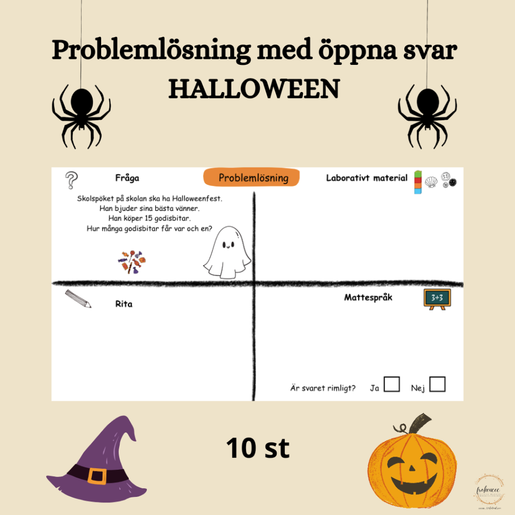 Problemlösning med öppna svar – HALLOWEEN
