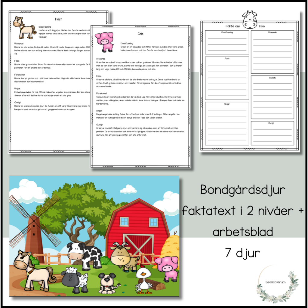 Min bok om bondgårdsdjur