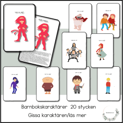 Barnbokskaraktärer - barnboksveckan