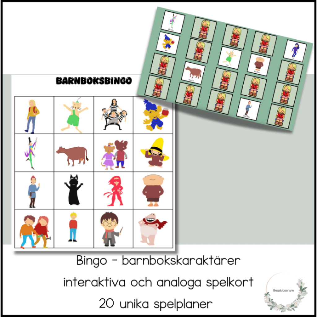 Bingo – barnbokskaraktärer