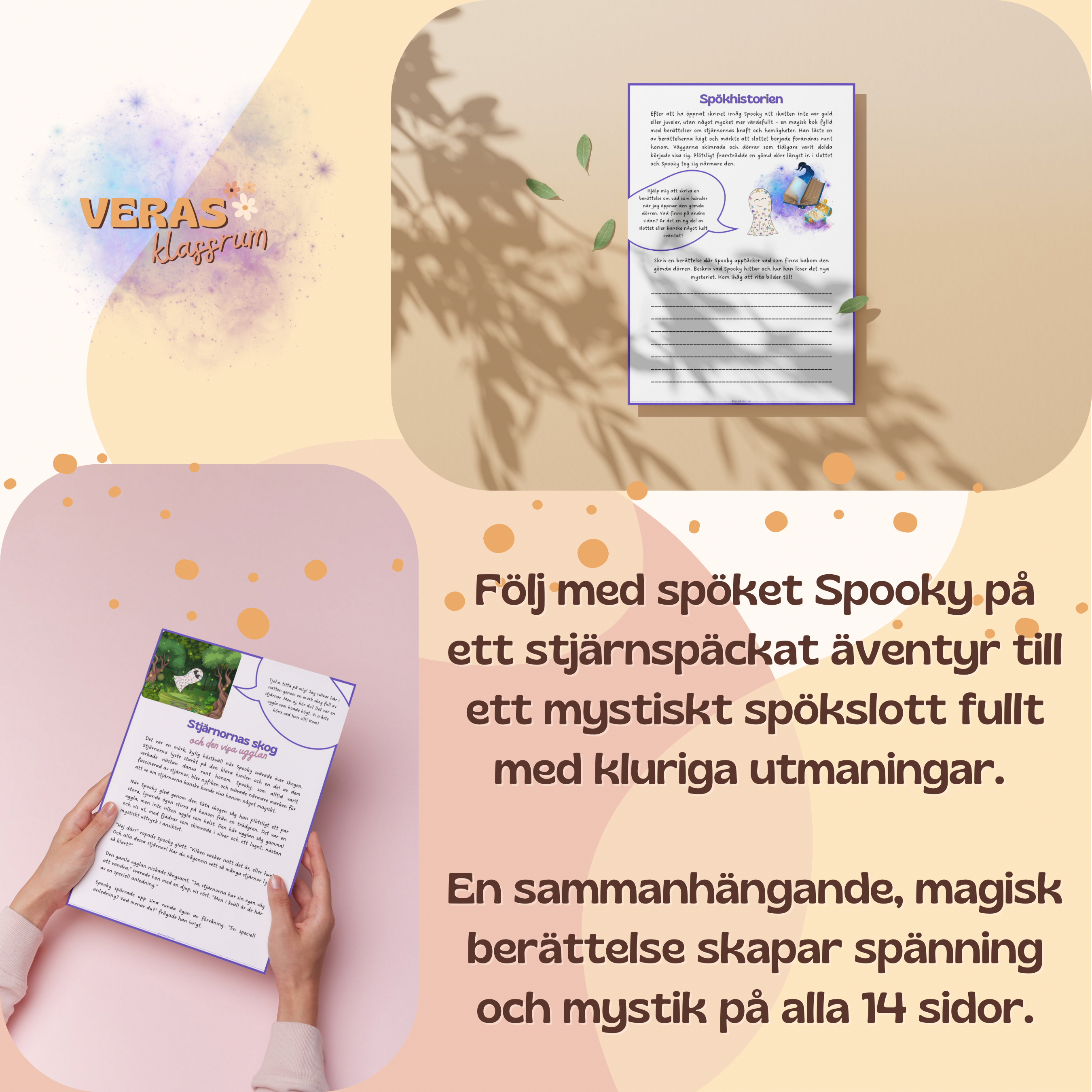 Halloweenhäfte - Spooky och slottets hemligheter