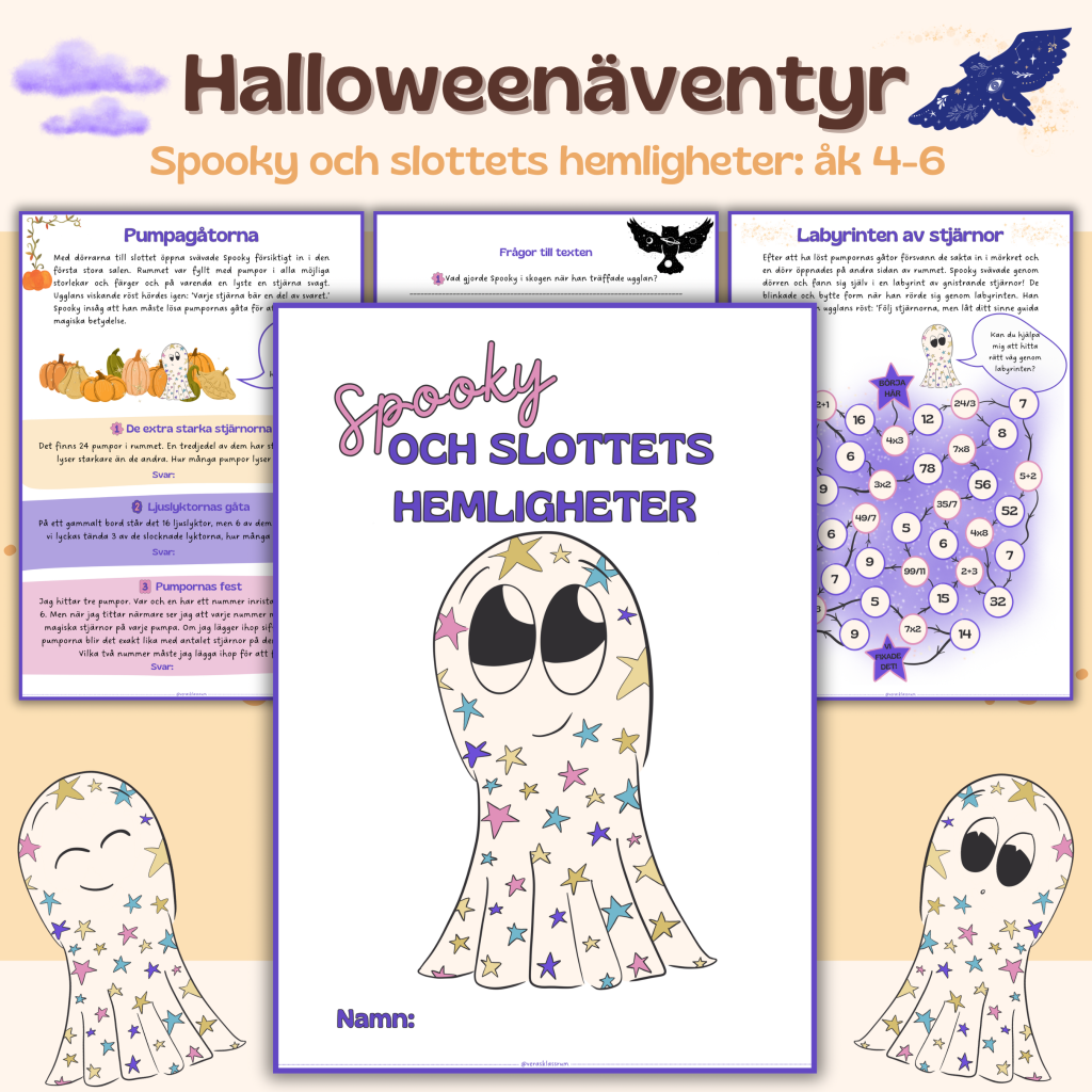 Halloweenhäfte – Spooky och slottets hemligheter