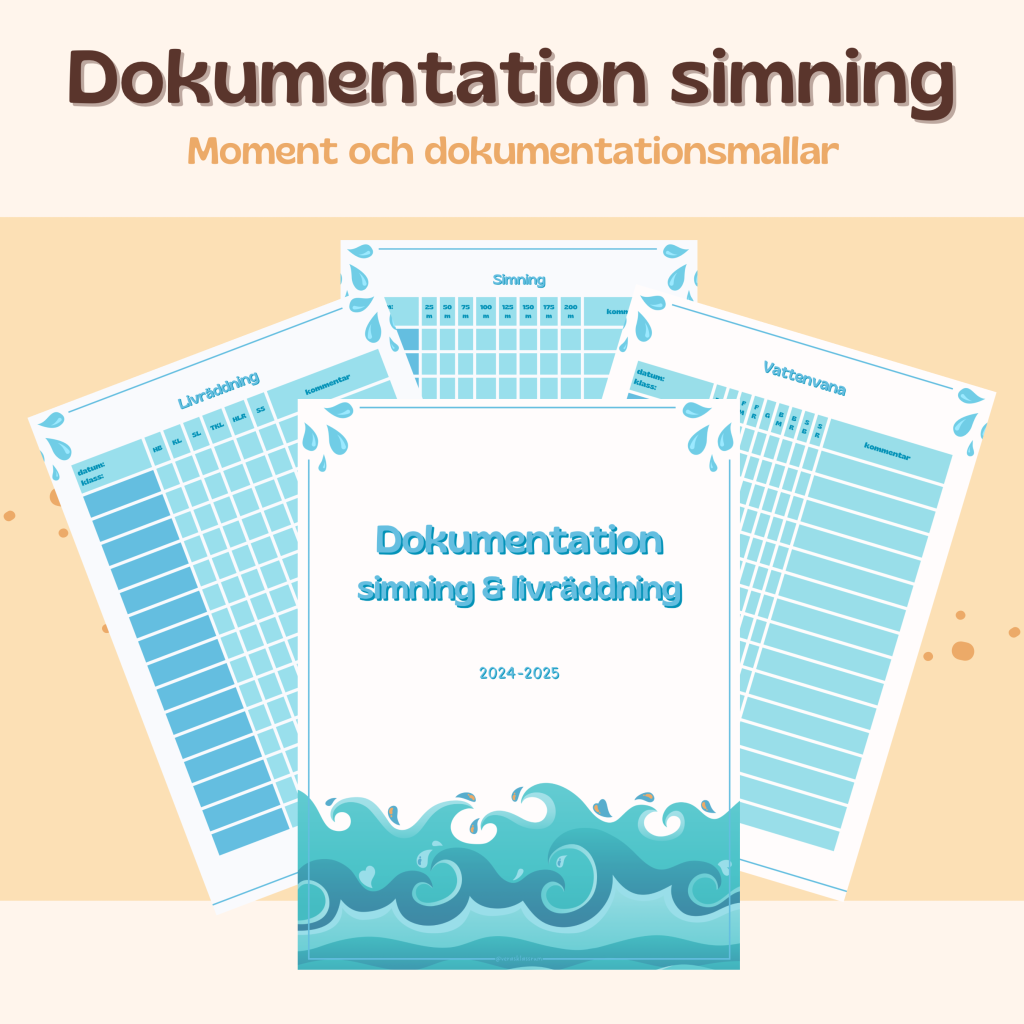 Dokumentation – Simning & livräddning
