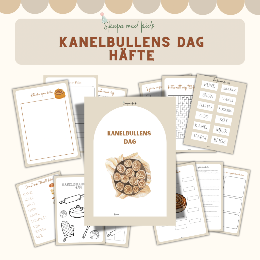 Kanelbullens dag arbetshäfte