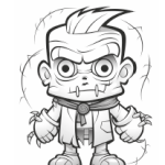 Halloween målarbok - bild 2