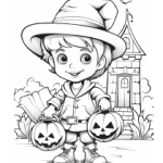 Halloween målarbok - bild 6