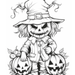 Halloween målarbok - bild 11
