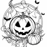 Läskiga målarbilder Halloween 60 sidor - bild 4