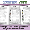 Öva på Spanska verb (verbböjning)