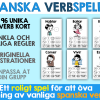 Spanska verbspelet (för att öva på att böja verb)