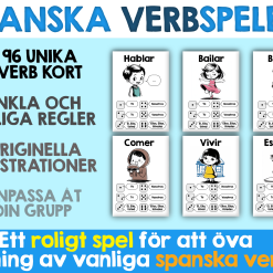 Spanska verbspelet (för att öva på att böja verb)