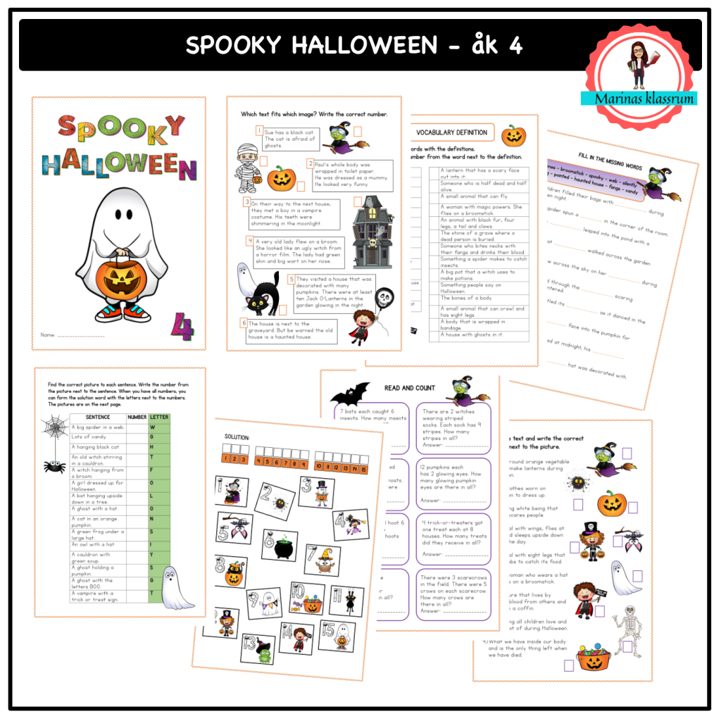 Spooky Halloween åk 4