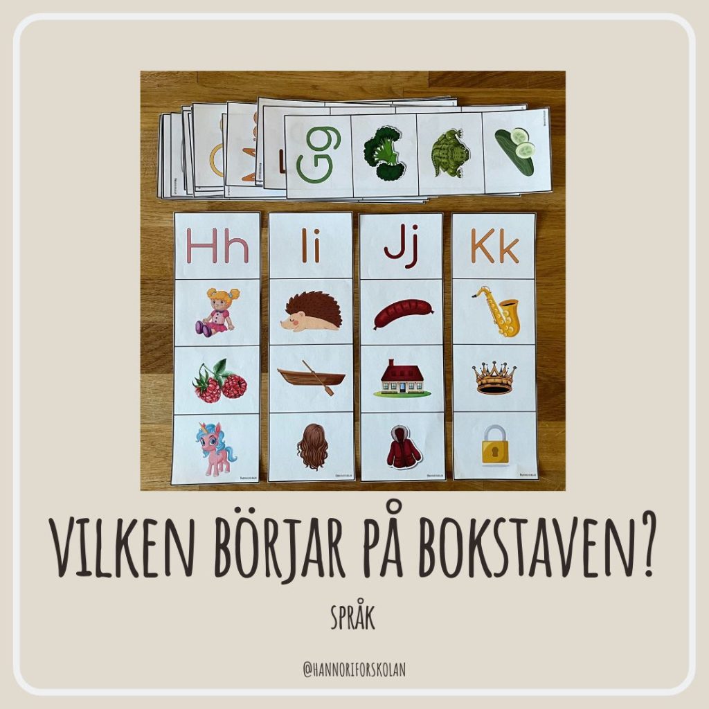 Vilken börjar på bokstaven?