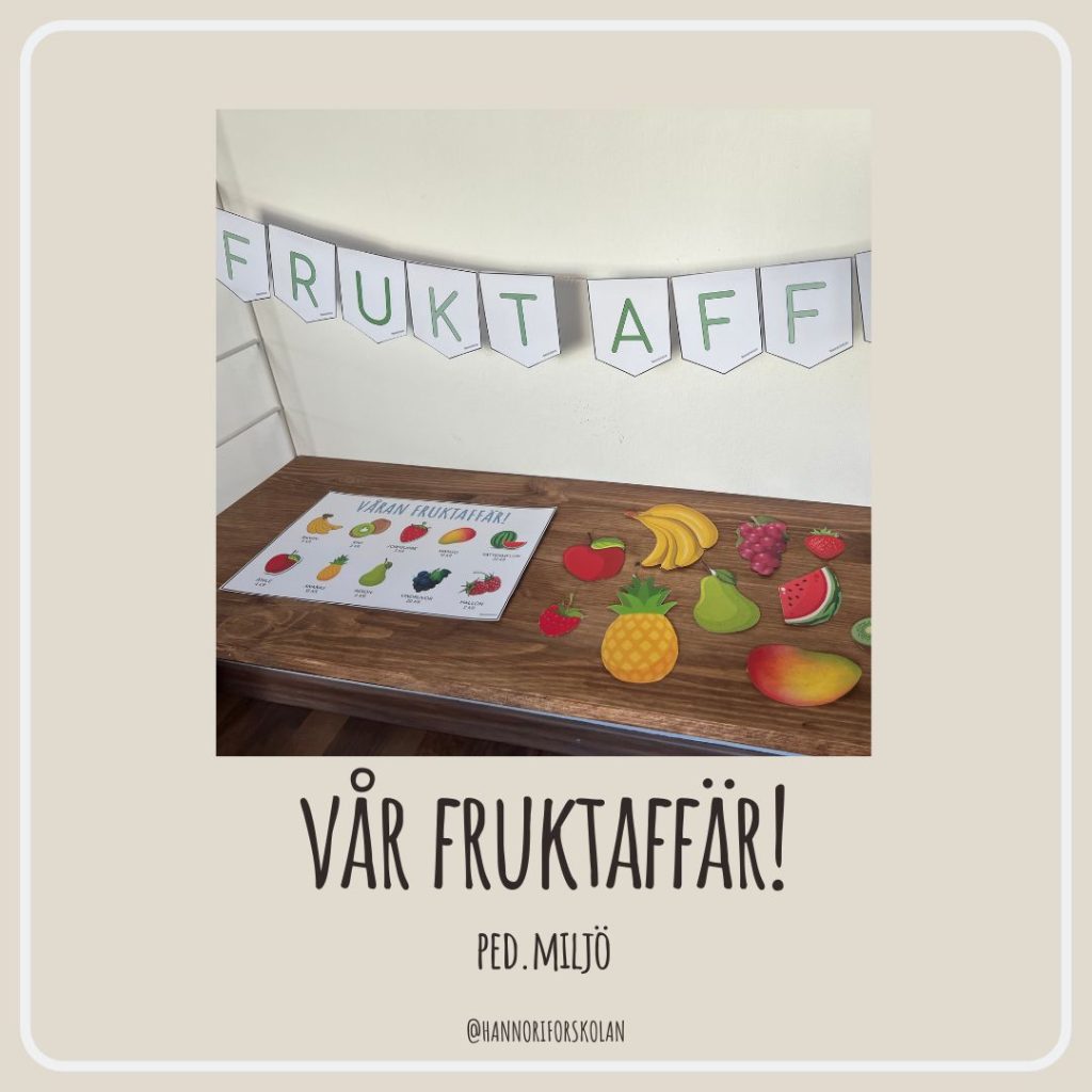 Vår fruktaffär!