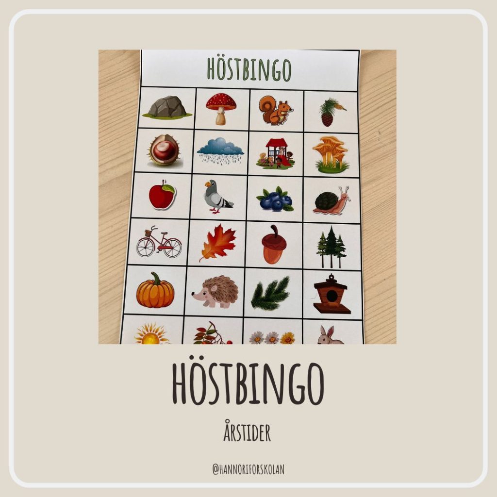 Höstbingo