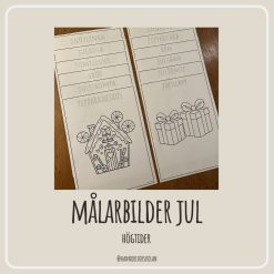 Målarbilder jul