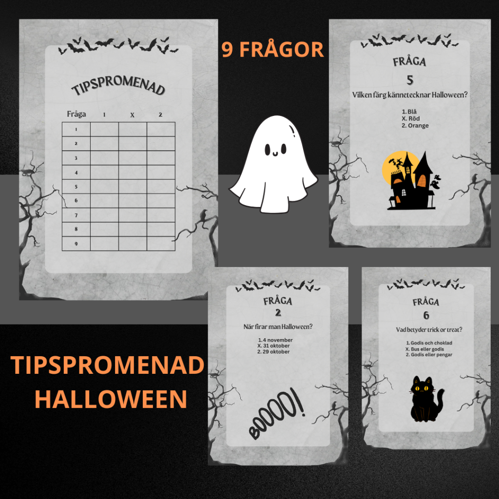 Tipspromenad, tema halloween