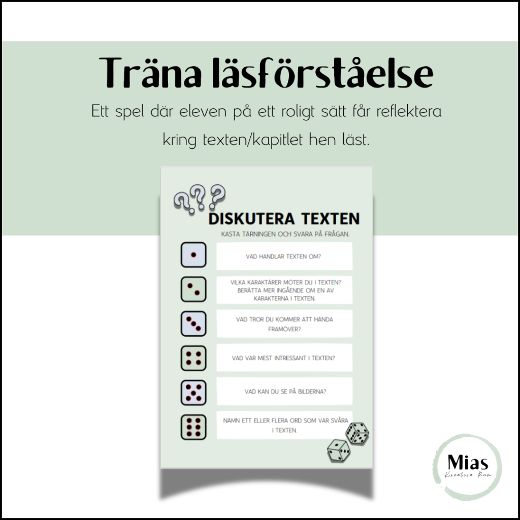 Träna läsförståelse