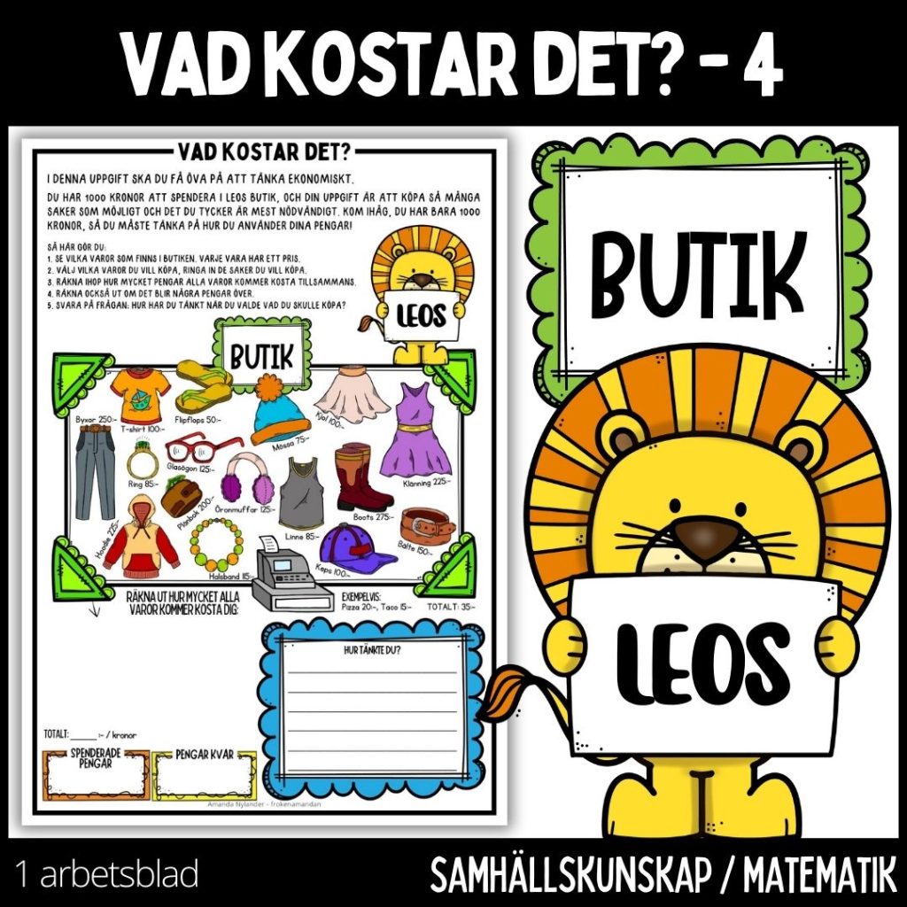 Vad kostar det? – 4