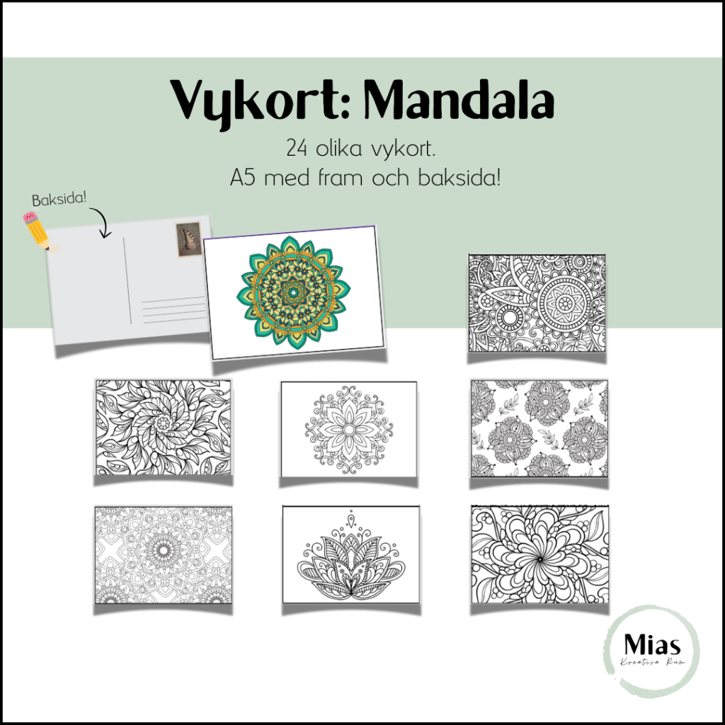 Vykort: Mandala