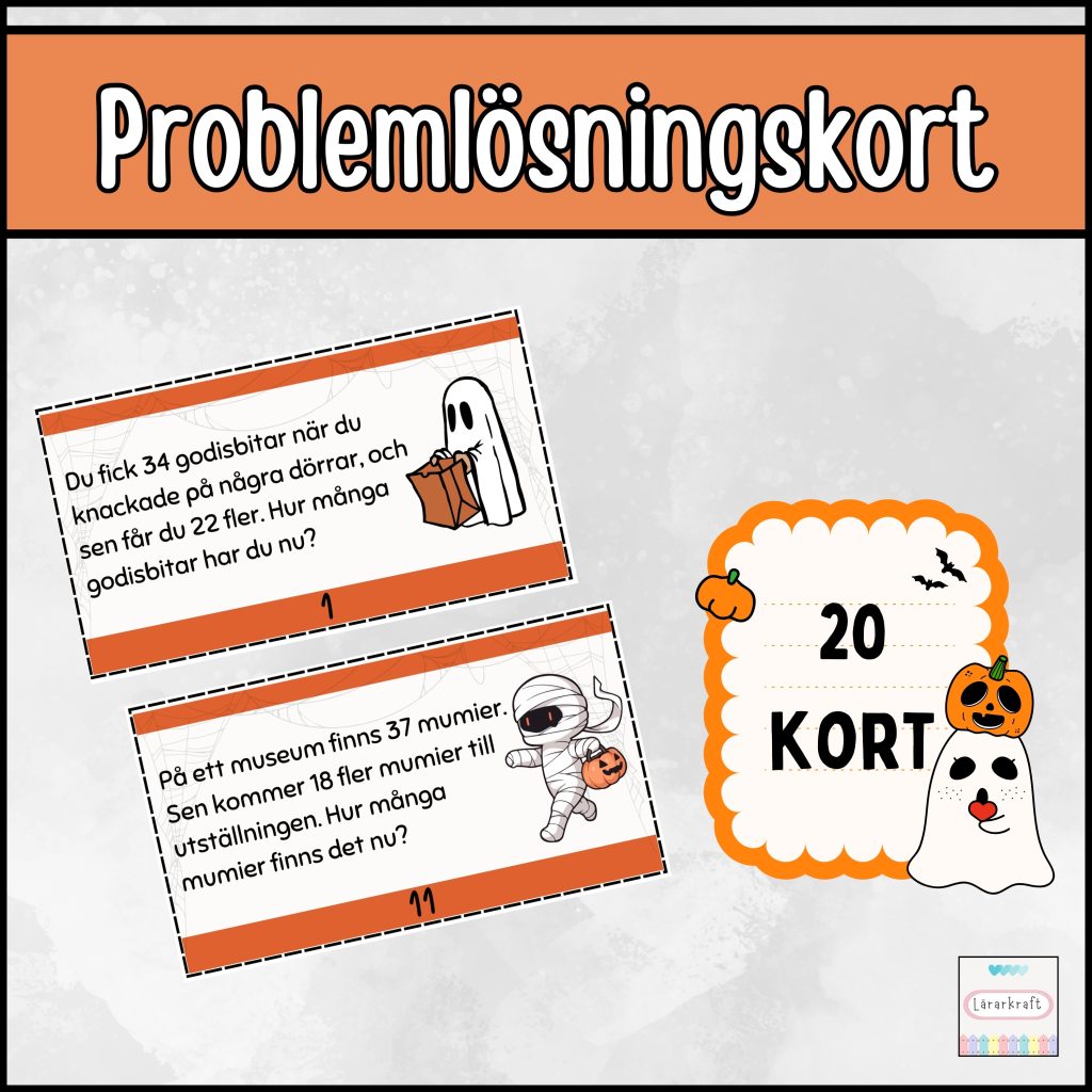 Problemlösning åk 3 (halloween)