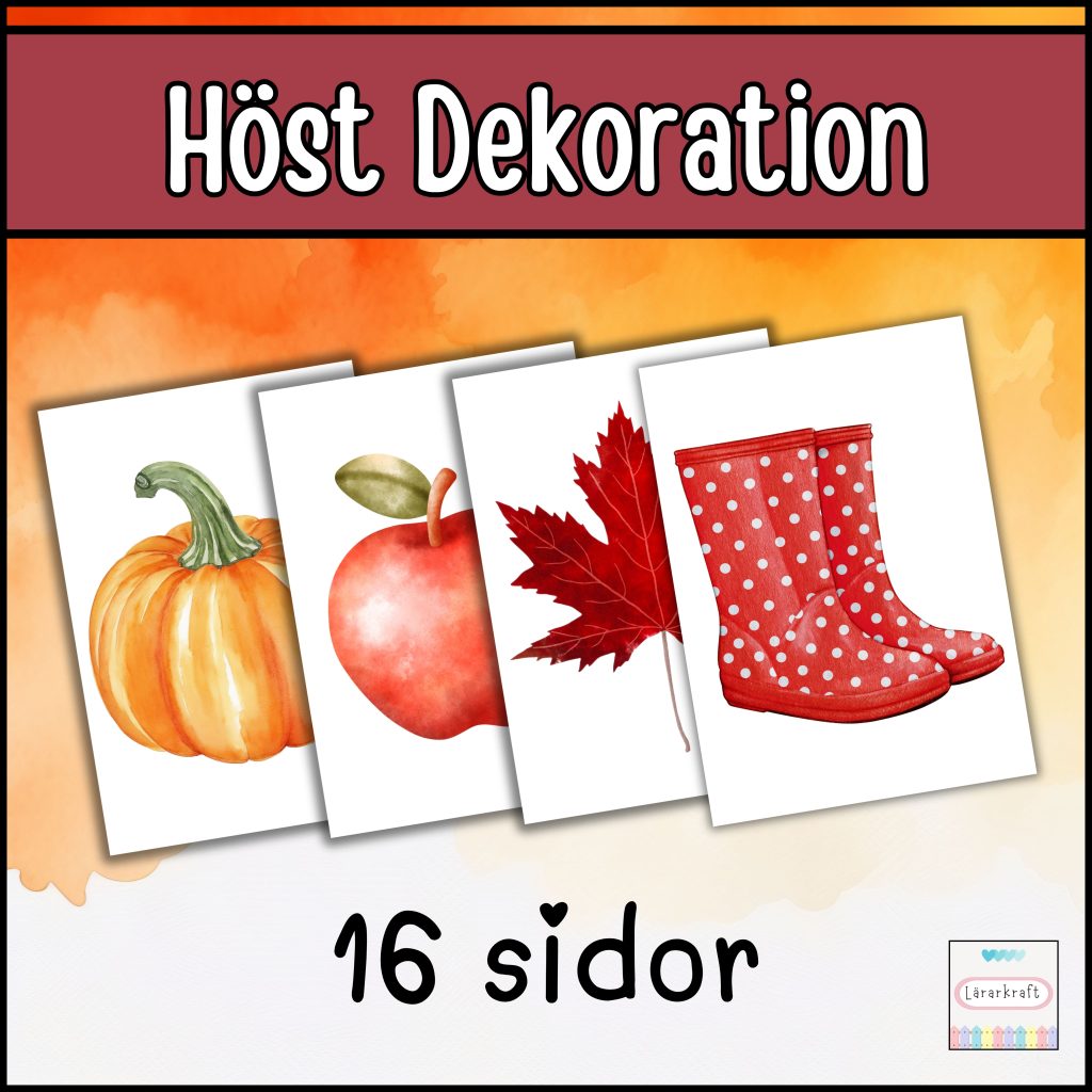 Klassrumsdekoration Höst