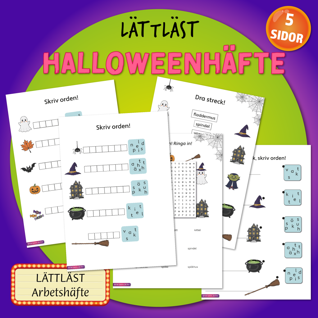 Lättläst Halloweenhäfte!