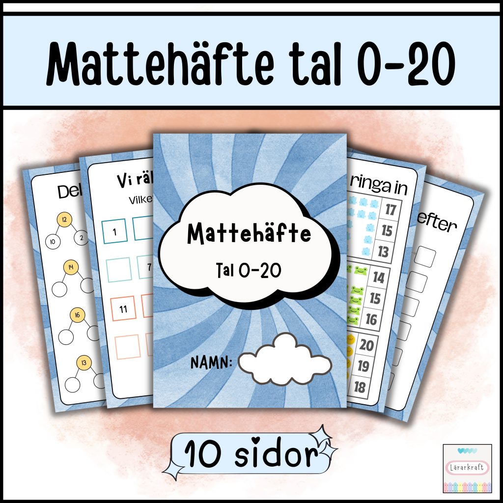 Mattehäfte (tal 0-20)