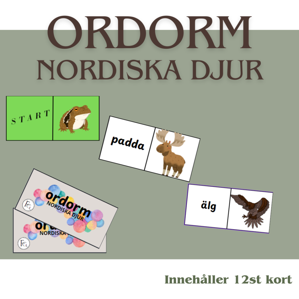 ordorm – nordiska djur