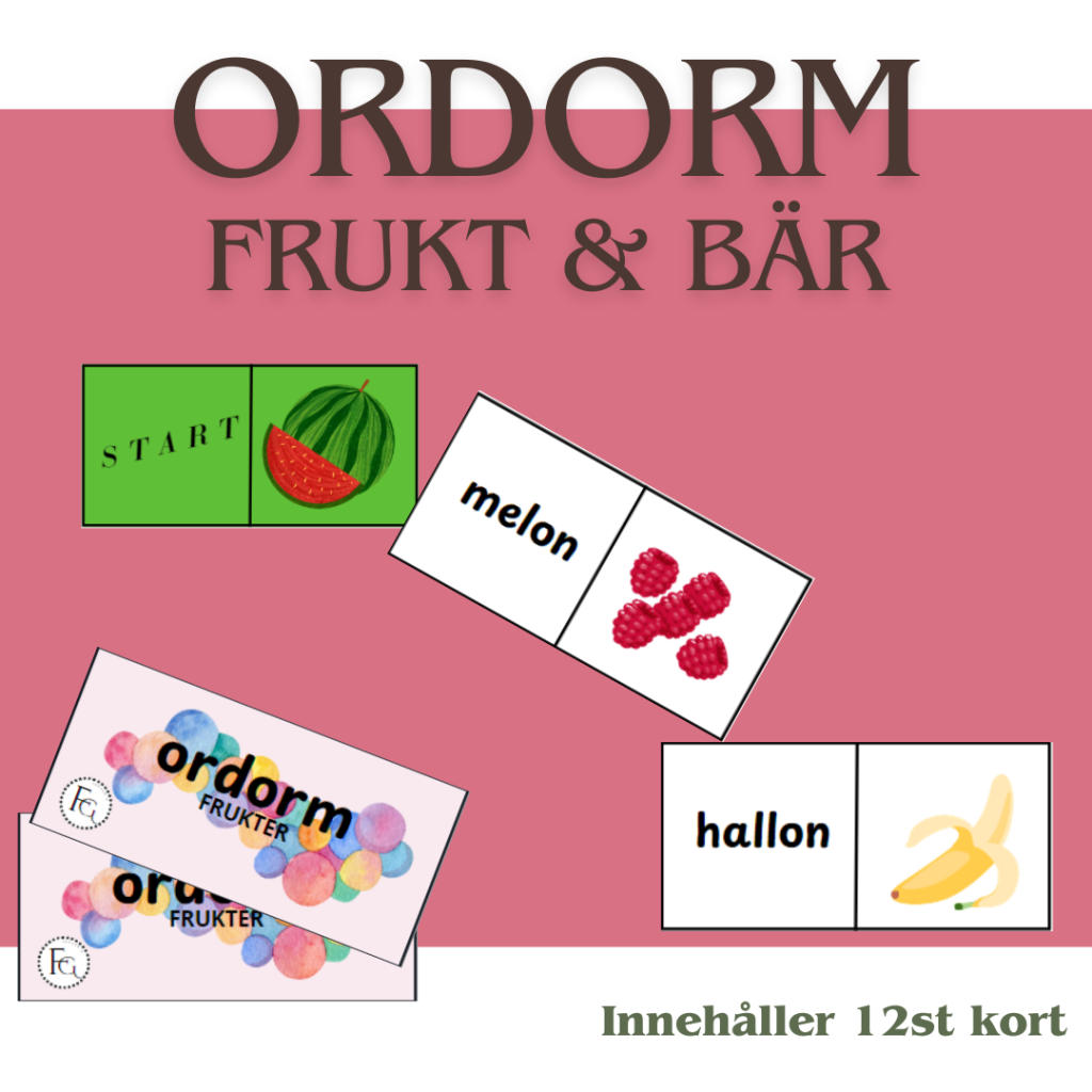 ordorm- tema frukter