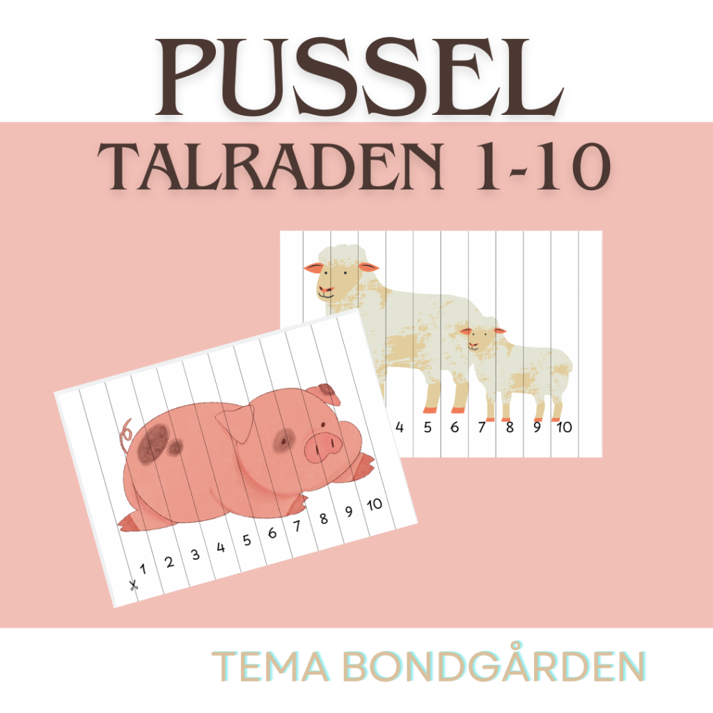 Pussel – 1-10 – Bondgården