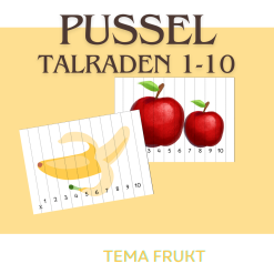 Pussel - 1-10 - Frukt